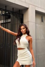 Топ Megan белый