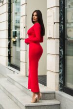 Платье Lilian красное — изображение 2