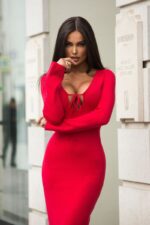 Платье Lilian красное — изображение 3