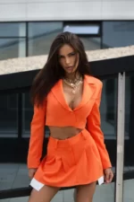 Юбка-шорты Monsheri оранжевая — изображение 3