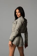 Шорты Jacqueline твид бежевые — изображение 2