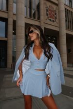 Жилет Samantha голубой