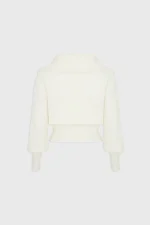 Свитер вязаный Olivia белый — изображение 5