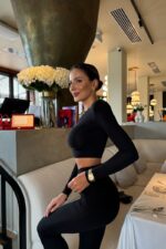 Кроп-топ Patricia черный