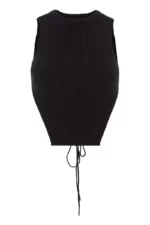 Топ  Base без рукава черный