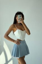 Юбка-шорты Samantha голубая — изображение 2