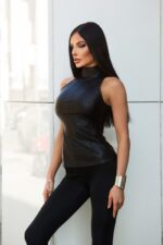 Топ Venice удлиненный черный — изображение 2