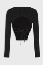 Топ Base c рукавом черный — изображение 2