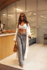 J-004 Джинсы широкие серые