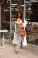 J-004 Джинсы широкие серые — изображение 3