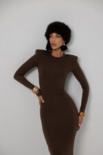 Платье Ariel шоколадное — изображение 2