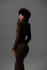 Платье Ariel шоколадное — изображение 3