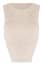 Топ Base без рукав бежевый