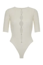 Боди вязаный by M белый — изображение 5