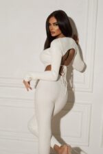 Топ Base с рукавом молочный — изображение 2