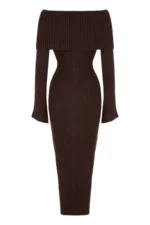 Платье Beatrice шоколадное — изображение 2