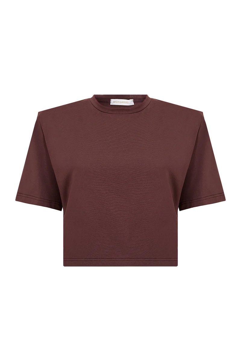 0074 2 Футболка Monsheri шоколад — изображение 1