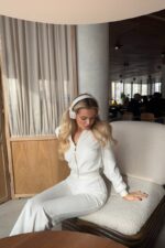 Бомбер Lumi белый