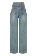 Джинсы серо-голубые широкие — изображение 2