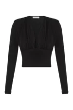 Кроп-топ Daisy черный