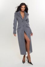 Пальто Madelyn серое — изображение 2