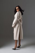 Тренч Monte экокожа бежевый — изображение 3