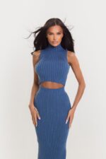 Топ Bagira короткий, синий