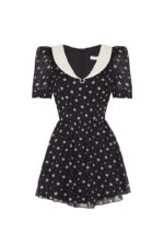 Платье Teresa  с белым  воротником