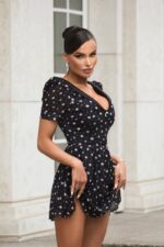 Платье Teresa  с черным  воротником — изображение 2