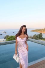 Платье Afina pink&rose