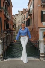 Брюки Gia молочные