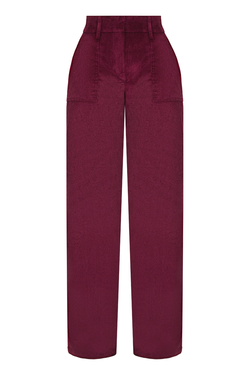 0030 4 Брюки Bridget винный — изображение 1