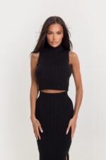 Топ Bagira короткий, черный