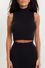 Топ Bagira короткий, черный — изображение 2