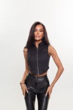 Топ Scarlet  черный — изображение 3