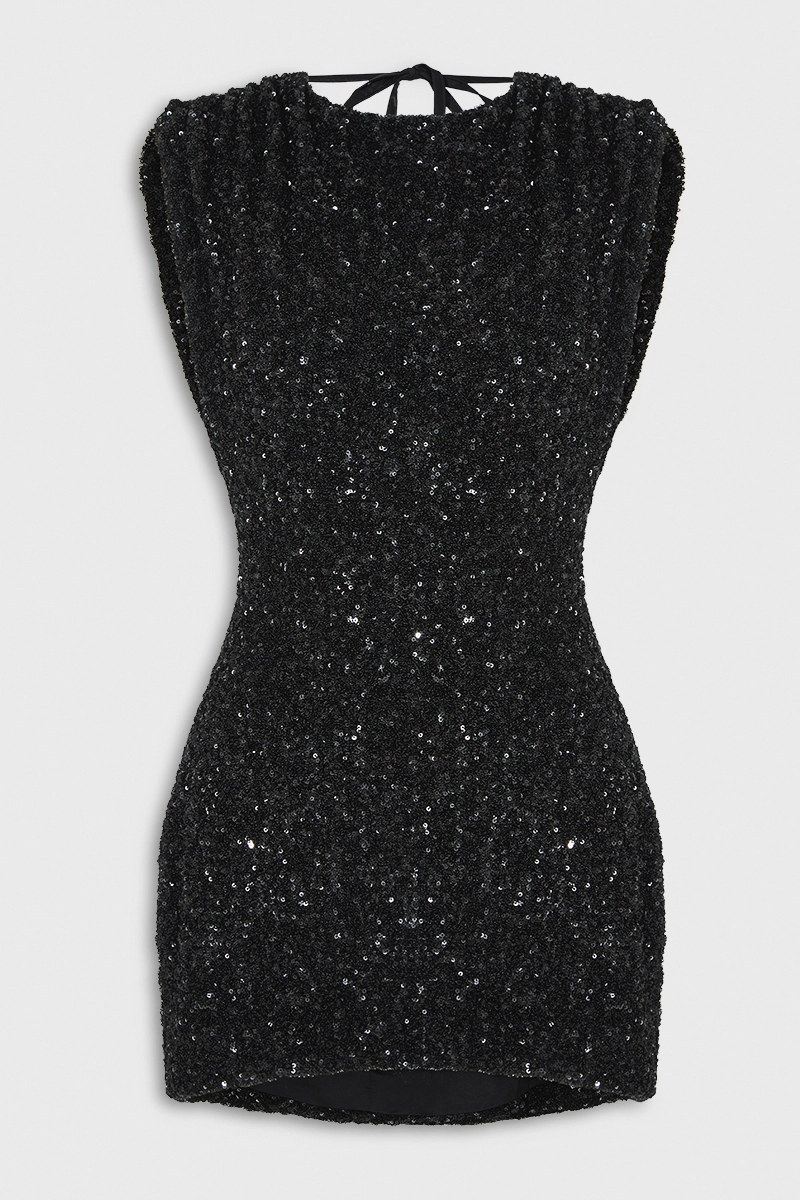 0168 Платье Gwen черное — изображение 1