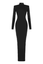 Платье Heartback черное — изображение 4