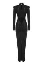 Платье Heartback черное — изображение 5