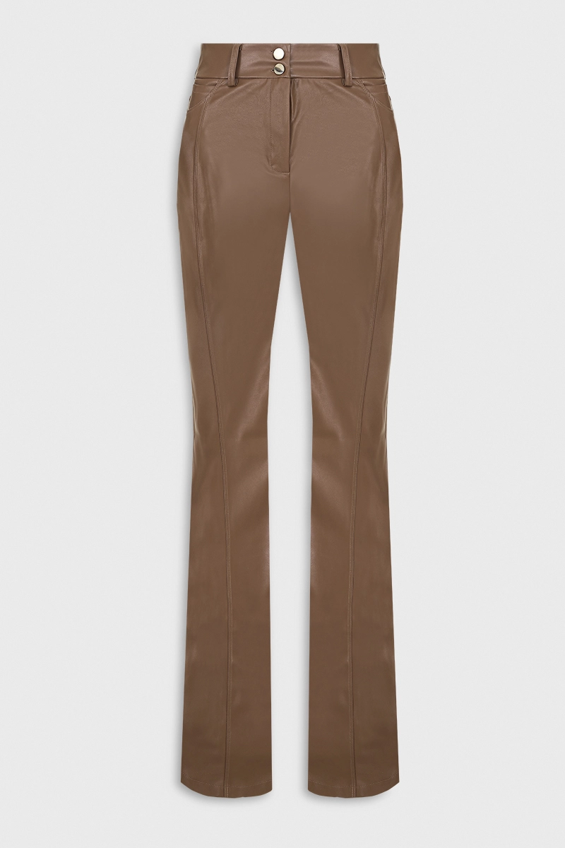 0268 2 Брюки Look шоколадные — изображение 1