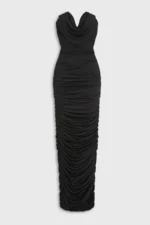 Платье Naomi long черное