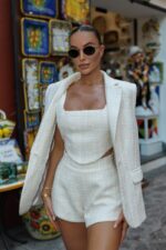 Корсетный топ Jacqueline молочный