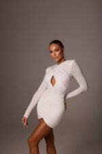 Платье Rebecсa молочное